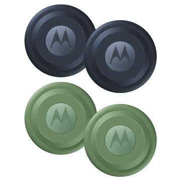Motorola Moto Tag Bluetooth Tracker PG38C06062 - 4-Pack - Stjernelysblå / Jadegrøn