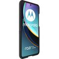 Motorola Razr 40 Ultra Imak Ruiyi Hybrid Cover - Karbonfiber - Sort