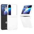 Motorola Razr 50 Plastik Cover - Hvid