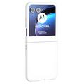 Motorola Razr 50 Plastik Cover - Hvid