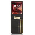 Motorola Razr 60 Ultra FlexCard kulfiberetui med kortholdere - sort