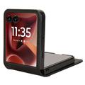 Motorola Razr 60 Ultra FlexCard kulfiberetui med kortholdere - sort