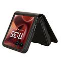 Motorola Razr 60 Ultra FlexCard kulfiberetui med kortholdere - sort