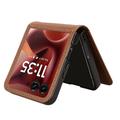 Motorola Razr 60 Ultra FlexCard kulfiberetui med kortholdere - brun