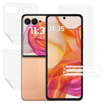 Motorola Razr 60 Ultra Full Cover Beskyttelsesfilm Sæt - Klar