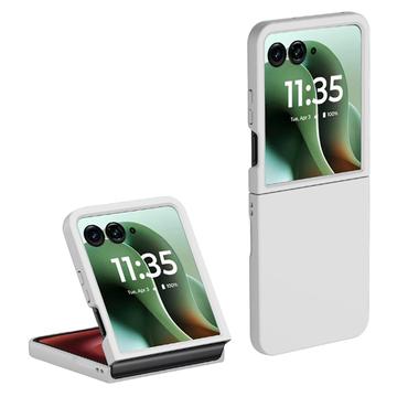 Motorola Razr 60 Ultra Gummibelagt Plastik Cover - Hvid