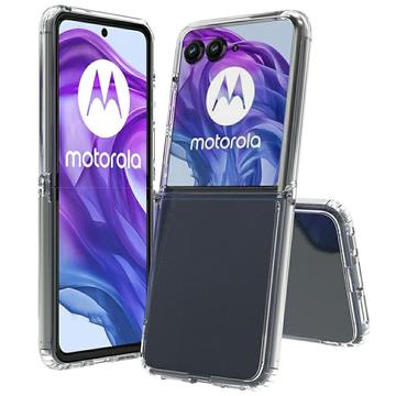 Motorola Razr 60 Ultra Ridsefast Hybrid Cover - Gennemsigtig