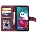 Multikort Slot Motorola Moto G10/Moto G30 Pung - Vinrød