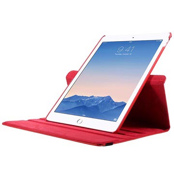 iPad Pro 12.9 Multi Practical Roterende Cover - Rød