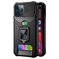 Multifunktionel 4-i-1 iPhone 12 Pro Max Hybrid Cover