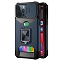 Multifunktionel 4-i-1 iPhone 12 Pro Max Hybrid Cover