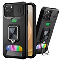 Multifunktionel 4-i-1 iPhone 12/12 Pro Hybrid Cover