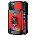 Multifunktionel 4-i-1 iPhone 13 Pro Max Hybrid Cover