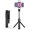 Multifunktionel Selfie Stang & Tripod Stativ K22-D - Sort