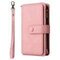 Multifunktions Serie iPhone 14 Pro Max Pung Cover - Pink