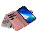 Multifunktions Serie iPhone 14 Pro Pung Cover - Pink