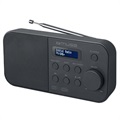 Muse M-109 DB DAB+/FM Transportabel Radio og Dobbelt Alarm - Sort