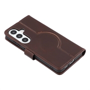 Samsung Galaxy S26+ MyTPhone CardMate læder pung cover - mørkebrun