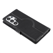 Samsung Galaxy S26 Ultra MyTPhone CardMate læder pung cover - sort