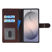 Samsung Galaxy S26 Ultra MyTPhone CardMate læder pung cover - mørkebrun