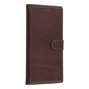 Samsung Galaxy S26 Ultra MyTPhone CardMate læder pung cover - mørkebrun
