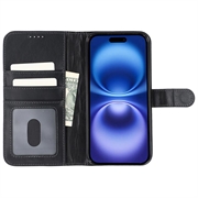 iPhone 17e MyTPhone CardMate læder pung cover - sort