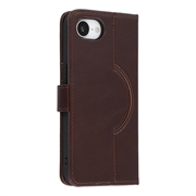 iPhone 17e MyTPhone CardMate læder pung cover - mørkebrun