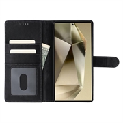 Samsung Galaxy S24 Ultra MyTPhone CardMate læder pung cover - sort