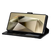 Samsung Galaxy S24 Ultra MyTPhone CardMate læder pung cover - sort