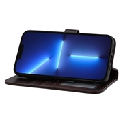 iPhone 13 Pro Max/12 Pro Max MyTPhone CardMate læder pung cover - mørkebrun