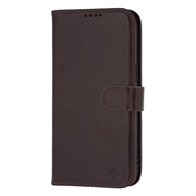 iPhone 15 MyTPhone CardMate læder pung cover - mørkebrun