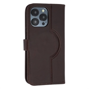 iPhone 15 Pro Max MyTPhone CardMate læder pung cover - mørkebrun