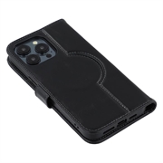 iPhone 15 Pro Max MyTPhone CardMate læder pung cover - sort