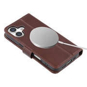 iPhone 17 MyTPhone CardMate læder pung cover - mørkebrun