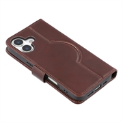 iPhone 17 MyTPhone CardMate læder pung cover - mørkebrun