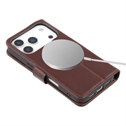 iPhone 17 Pro MyTPhone CardMate læder pung cover - mørkebrun