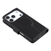iPhone 17 Pro Max MyTPhone CardMate læder pung cover - sort