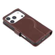 iPhone 17 Pro Max MyTPhone CardMate læder pung cover - mørkebrun