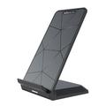 NILLKIN PRO Qi Standard Double Coil Vertical Fast Wireless Charger Stand til iPhone, Samsung osv.