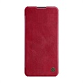 Nillkin Qin Series Samsung Galaxy A21 Flip Cover - Rød