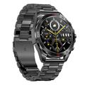NX1 Pro Luxury Metal Business Smart Watch Sundhedsovervågning Bluetooth Opkald Vandtæt Sportsur - Sort