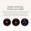 NX17 1.19-tommer AMOLED vandtæt Bluetooth-opkald Smart Watch Fitness Tracker Smart Armbånd til kvinder