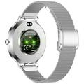 NX21 Sundhedsovervågning Smartwatch til kvinder - Bluetooth 5.3 & IP68 - Sølv