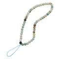 Mobilcharme med naturstensperler, 16cm