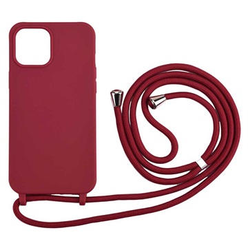 Necklace Series iPhone 12/12 Pro TPU-cover - Rød