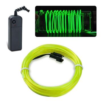 Neon LED String 3 meter - Fluorescerende grøn