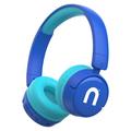 Niceboy Hive Kiddie On-Ear trådløse hovedtelefoner med støjbegrænser - blå