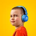 Niceboy Hive Kiddie On-Ear trådløse hovedtelefoner med støjbegrænser - blå