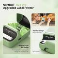 Niimbot B21 Pro Smart etiketprinter - 300DPI - Grøn