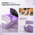 Niimbot B21 Pro Smart etiketprinter - 300DPI - Lilla